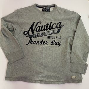 Nautica 90s Vintage Crewneck Grey